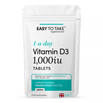 Vitamin D3 1,000iu Tablets
